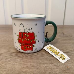 Brand New Peanuts Snoopy Woodstock "Home For The Holiday “ 21 oz Mug 2025